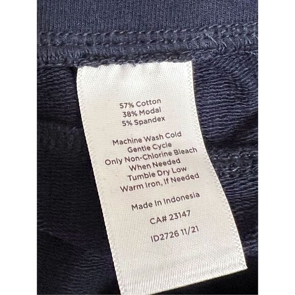 T by Talbots, Everyday causal pants, navy blue, cropped, size XLp - Picture 6 of 11